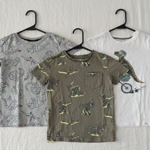 3-Pieces Dinosaur T-Shirt Bundle